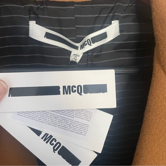 MCQ Coat Alexander McQueen Tan Wool Coat - Picture 4 of 7